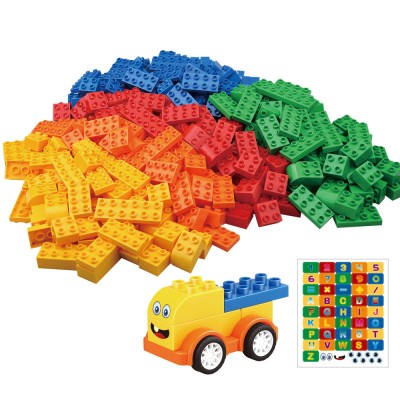 Hot Sale Kids Toys Plastic Building Blocks Bricks in Bulk 100+ Pcs Design Box