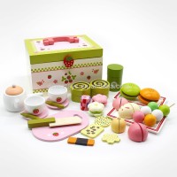 Colorful Tea Toy Set Wood Play Kitchen