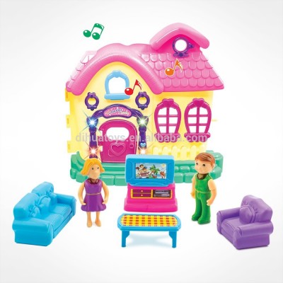 Miniature Plastic Mini Toy Doll House Furniture