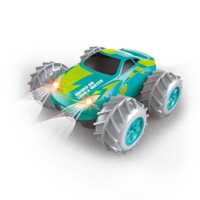 2.4 GHz  4WD All Terrain RC Stunt Monster Truck Waterproof Remote Control Car Boat