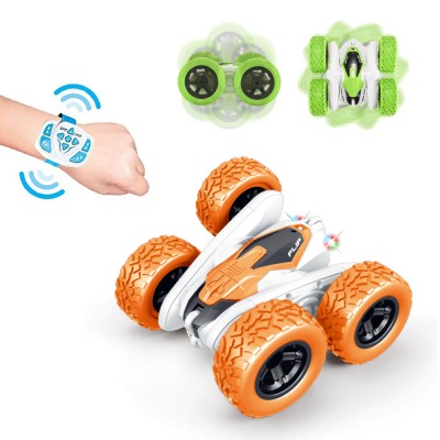 2.4Ghz Smart Watch Control Double Sided RC Car Drifting Fast Off Road Mini Stunt Car for Kids